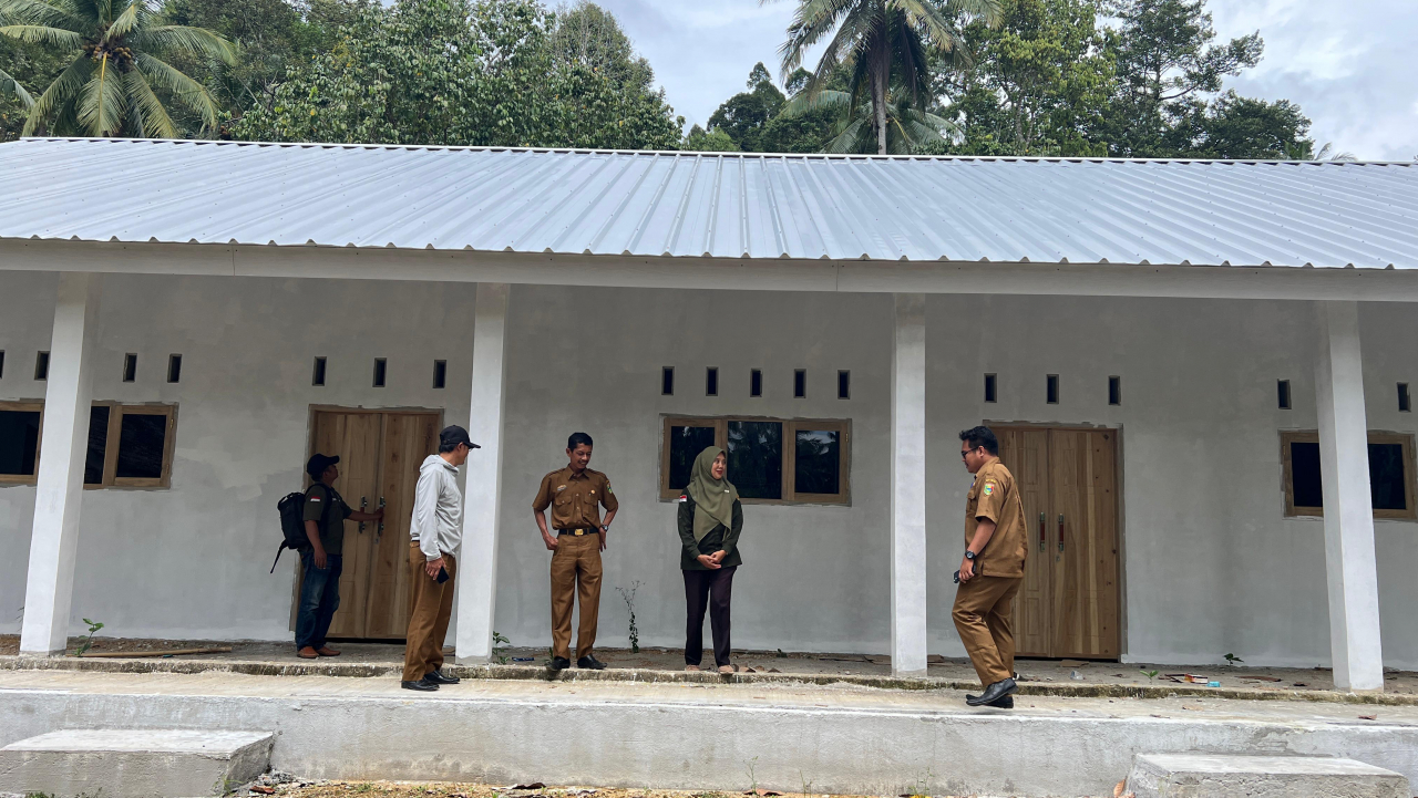 Monitoring dan Evaluasi Pembangunan Gedung PAUD di Pekon Sukajaya