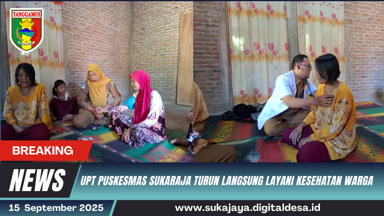 UPT Puskesmas Sukaraja Turun Langsung Layani Kesehatan Warga Pekon Sukajaya