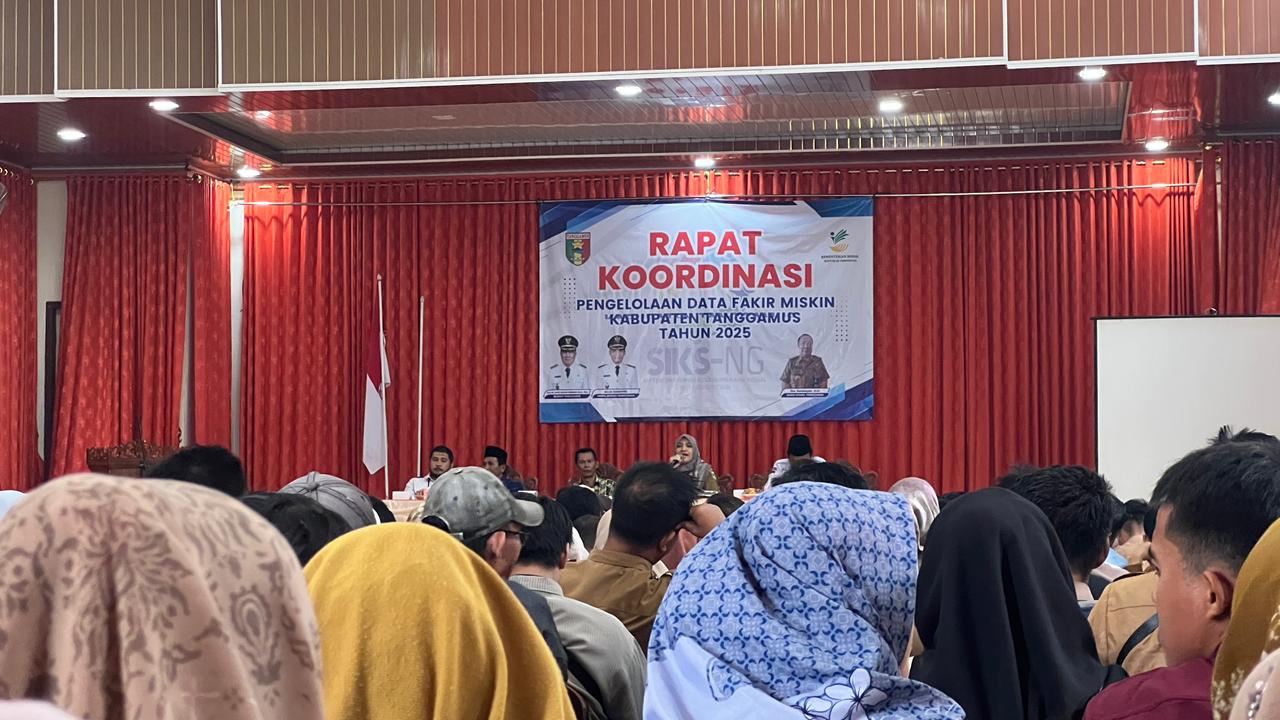 Koordinasi PUSKESOS Tanggamus: Data Fakir Miskin Dibenahi