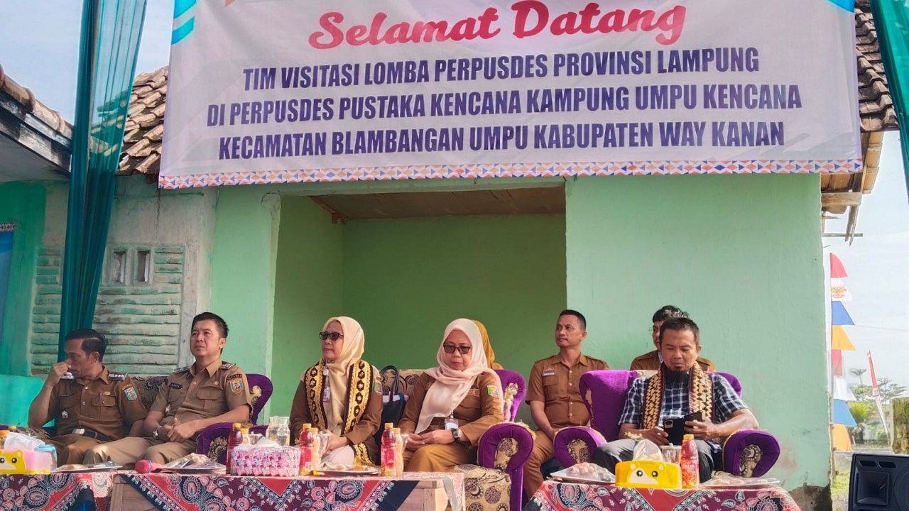 VISITASI LOMBA PERPUSTAKAAN TINGKAT PROVINSI LAMPUNG