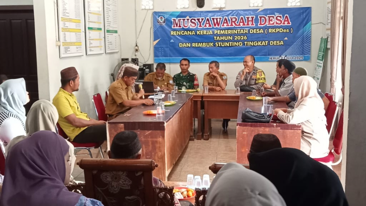 Musyawarah RKPDes Desa Jeriji Tahun 2027