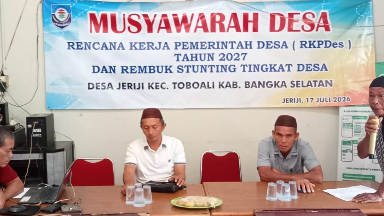 Pemerintah Desa Jeriji Gelar Pemberdayaan Warga di Toboali