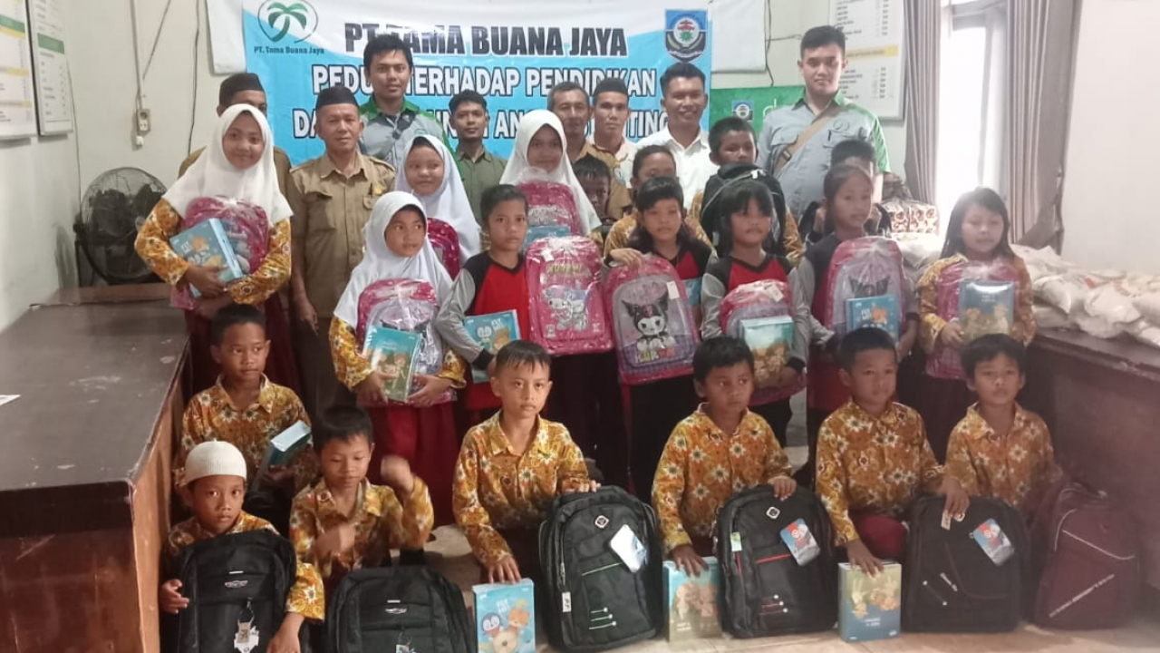 PT. Tama Buana Jaya Salurkan Bantuan untuk Anak Yatim dan Kaum Dhuafa di Desa Jeriji