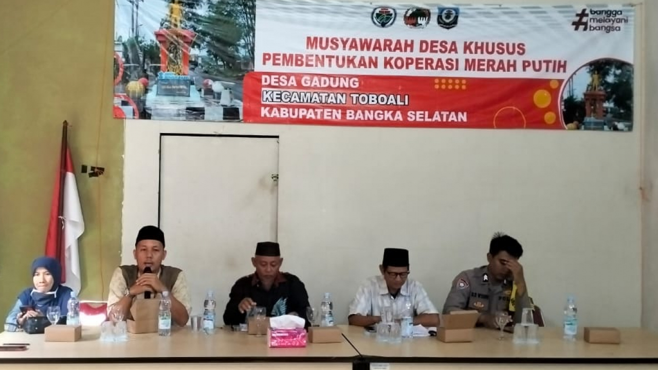 Musdesus Pembentukan Koperasi Desa Merah Putih di Desa Gadung