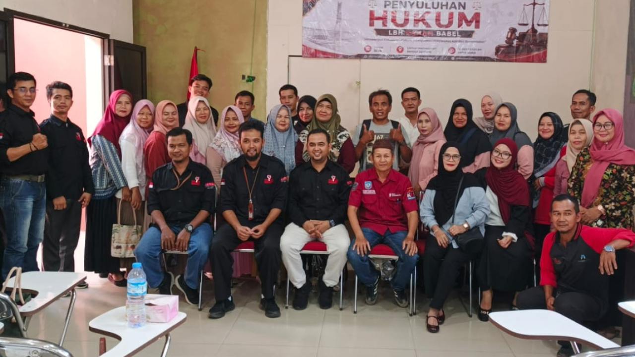 LBH PAHAM Babel Gelar Penyuluhan Hukum di Desa Gadung Toboali