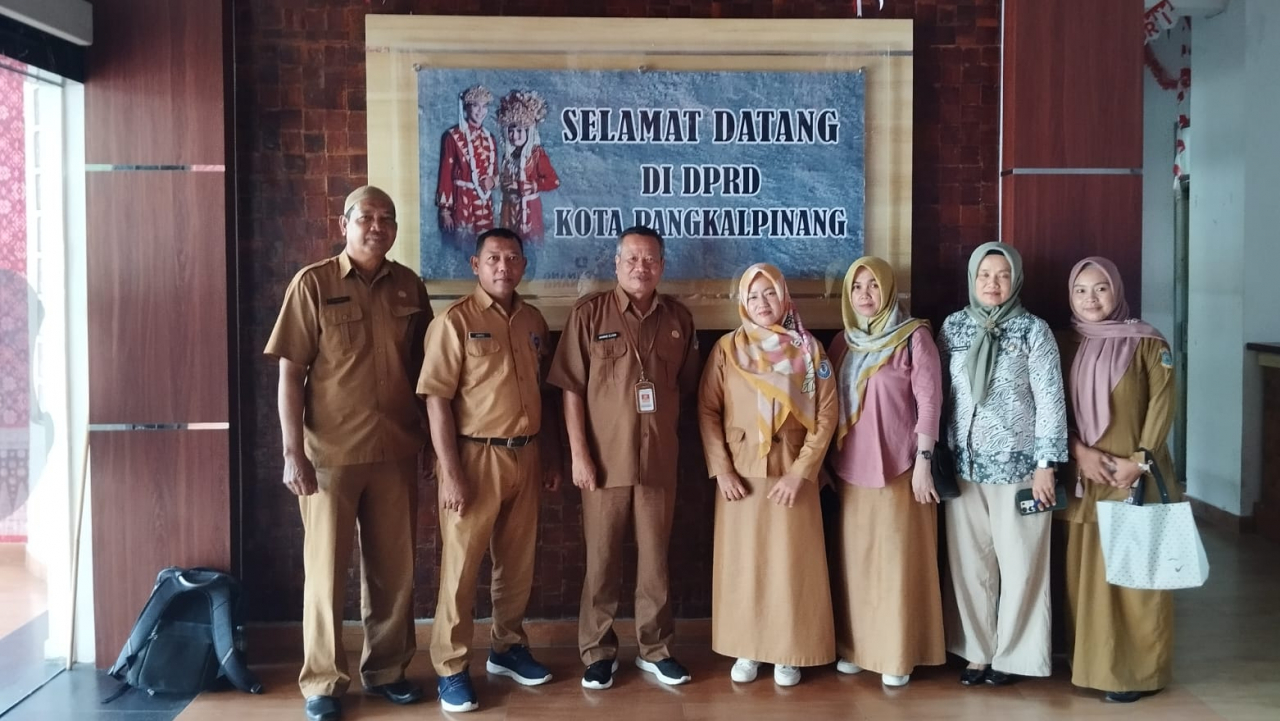 Silaturahmi Pemdes Gadung ke DPRD Pangkal Pinang Bahas Trantibum
