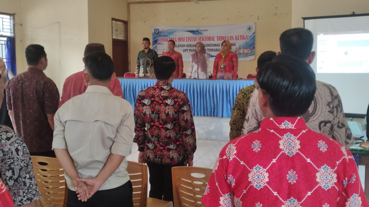 Loka Karya Mini Lintas Sektor Bahas Tindak Lanjut Penanganan DBD dan Filariasis di Kecamatan Toboali