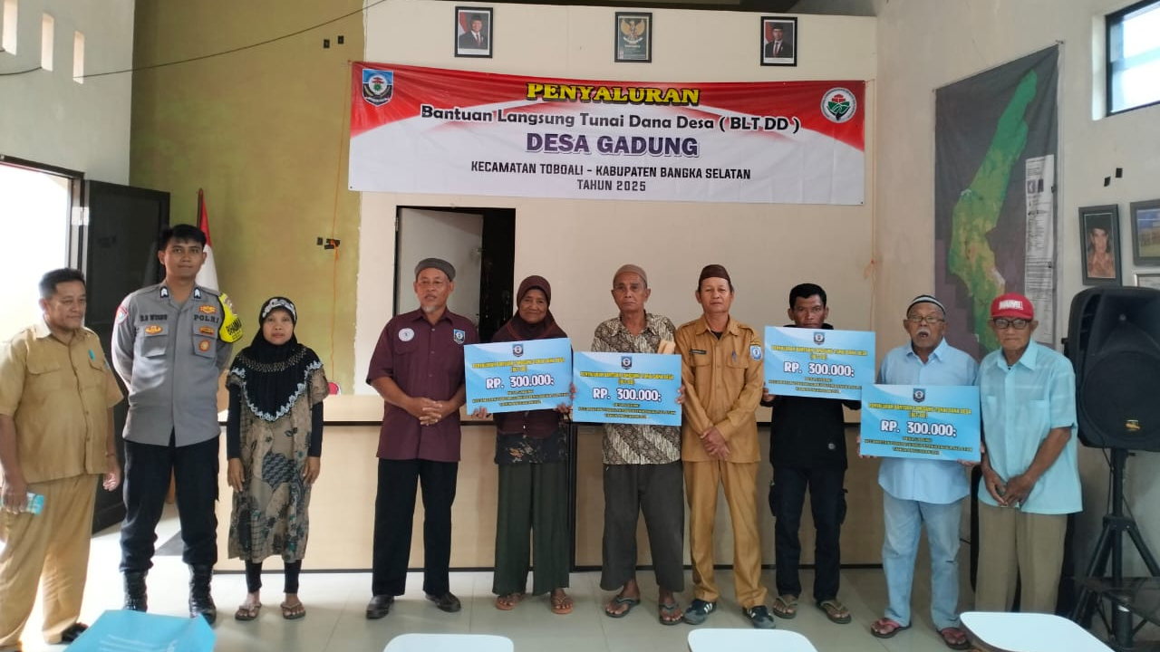 Penyaluran BLT Dana Desa Bulan Agustus di Desa Gadung