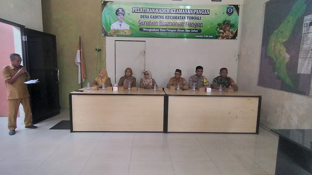 Pelatihan Kader Pangan Gadung, Jamin Pangan Aman dan Sehat