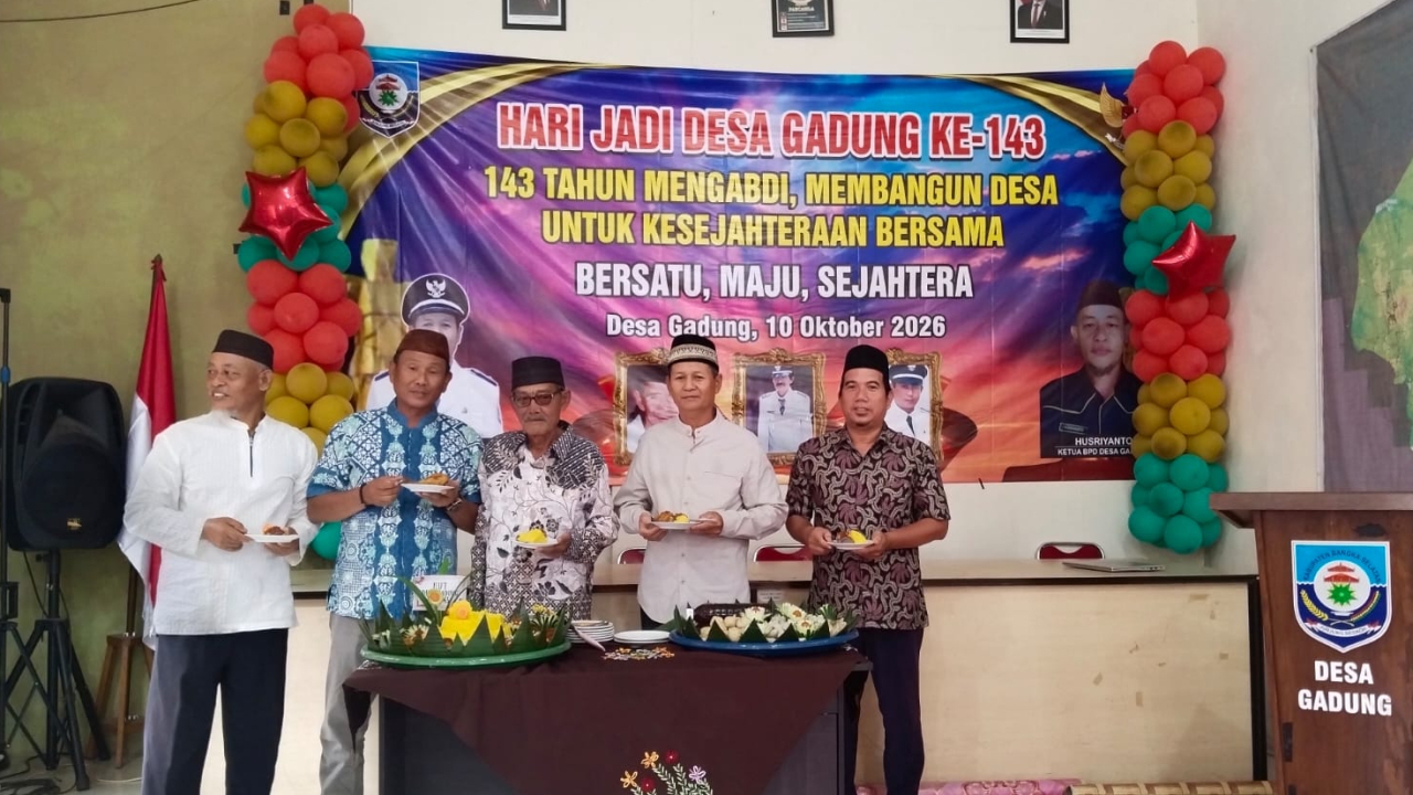 Perayaan Hari Jadi Desa Gadung ke 143 Tahun di Toboali
