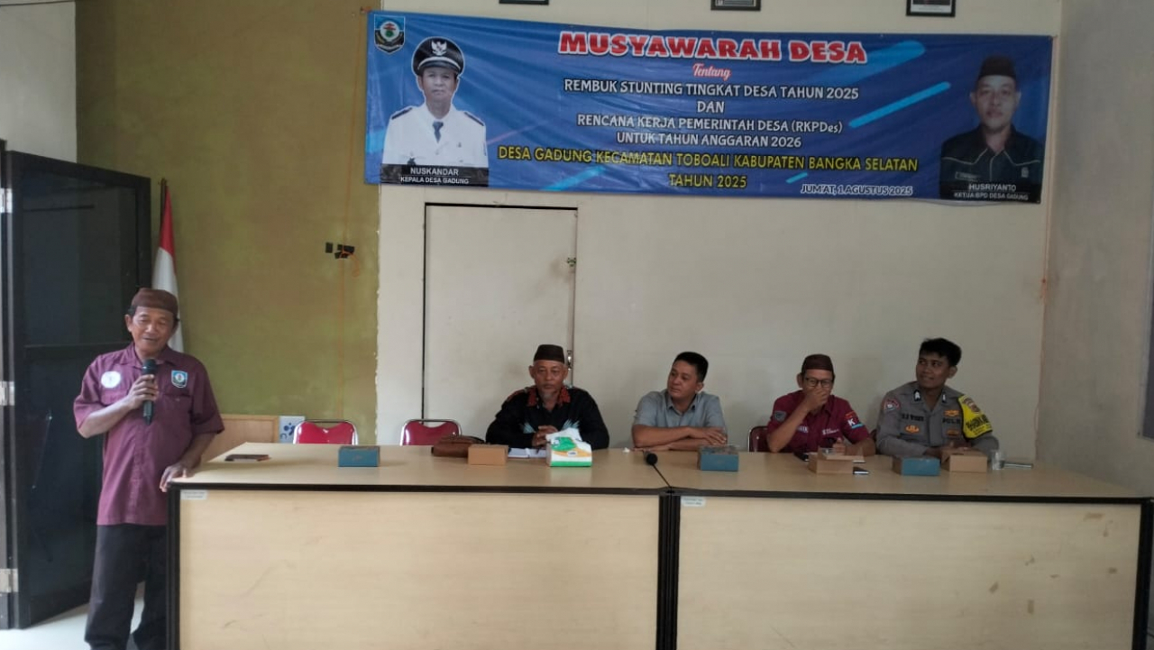 Musyawarah Perencanaan Pembangunan Desa Gadung Tahun 2026