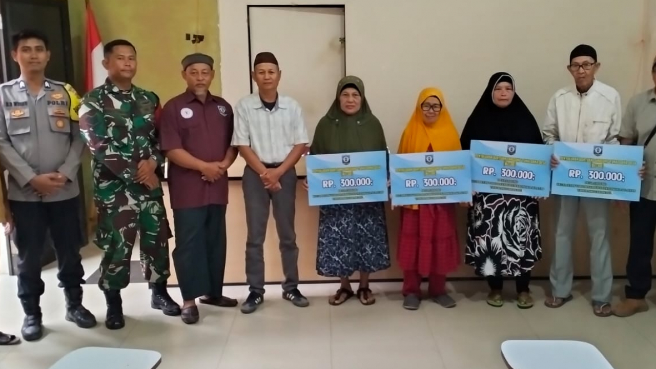 Penyaluran BLT Dana Desa Bulan Agustus 2025 di Desa Gadung