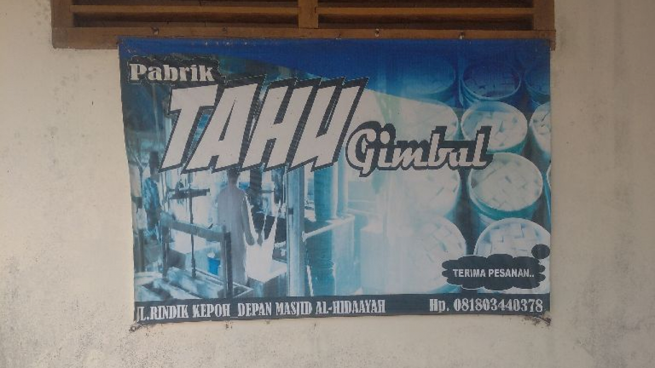 Pabrik Rumahan Tahu Gimbal