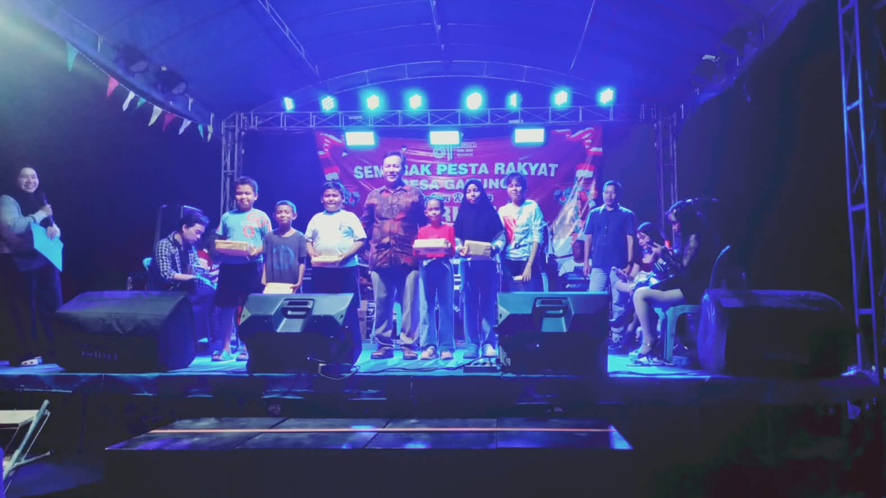 Perayaan HUT RI ke 81 Desa Gadung Berbagi Santunan Anak Yatim