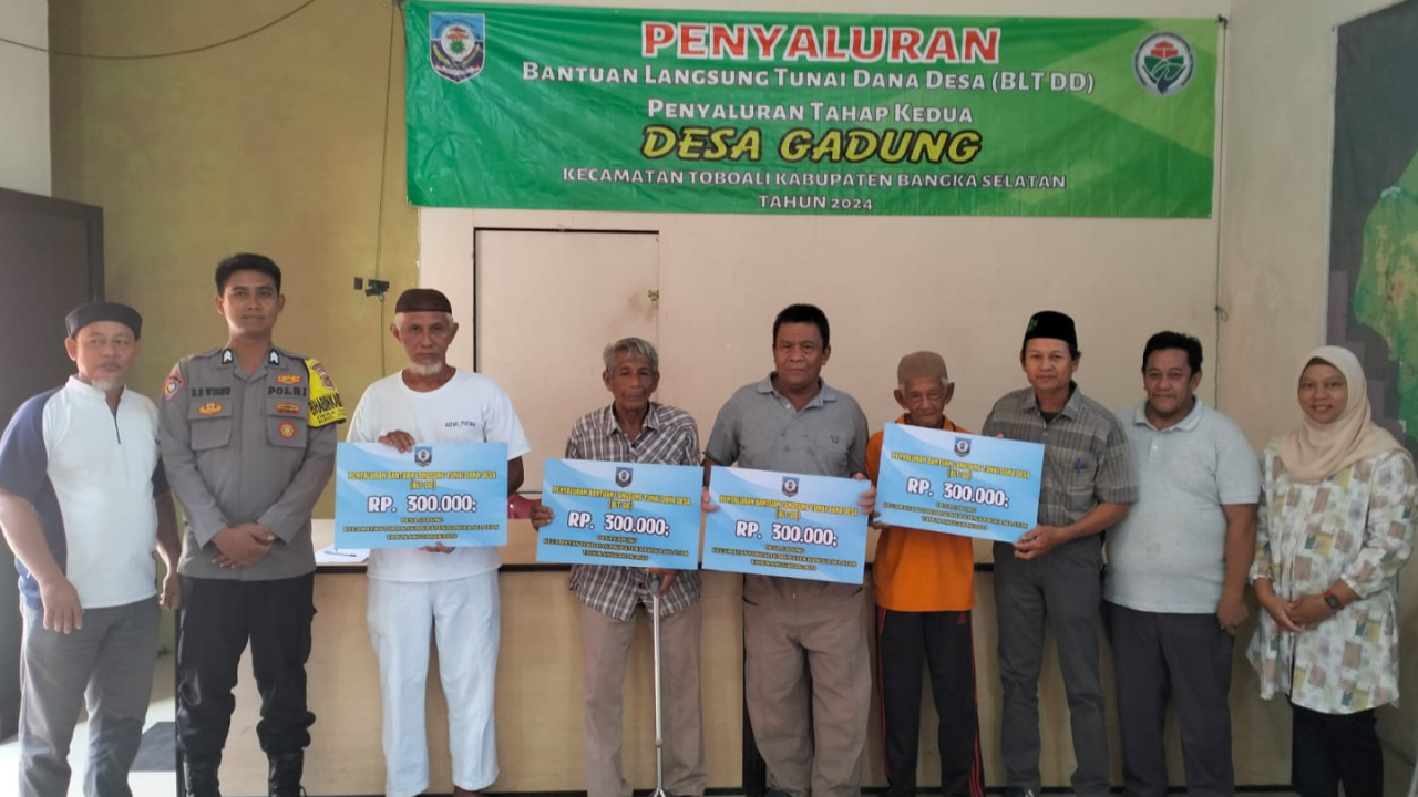 Penyaluran BLT DD Tahap 2 Bulan November 2024 di Desa Gadung