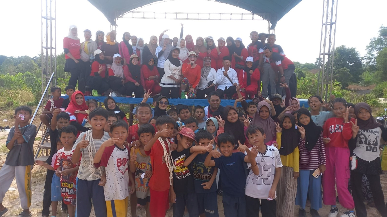 Kemeriahan HUT RI ke 81 di Desa Gadung Bangka Selatan Meriah