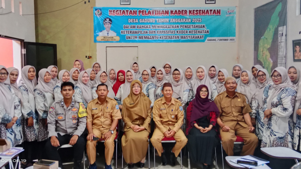 Pelatihan Kader Kesehatan: Tingkatkan Layanan Posyandu Desa Gadung