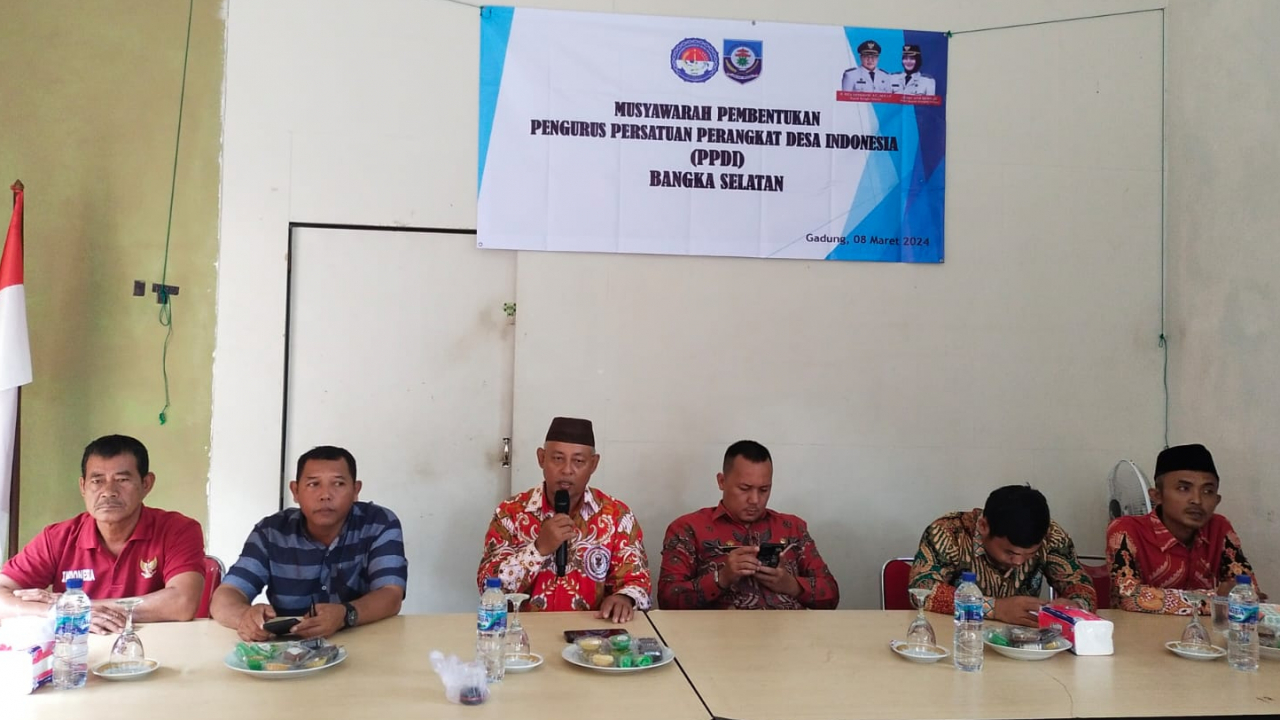 MUSYAWARAH PEMBENTUKAN PENGURUS DPD - PPDI KABUPATEN BANGKA SELATAN