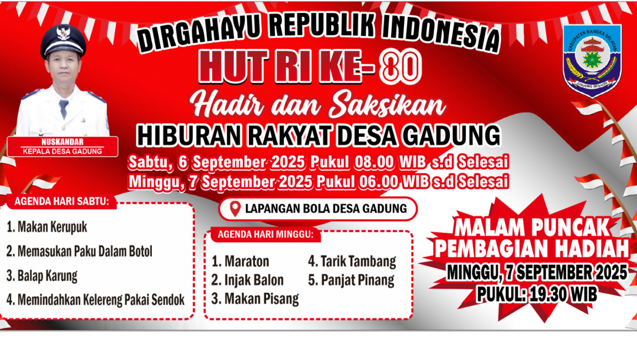 Semarak HUT Desa Gadung: Ajang Kebersamaan dan Kesenian Rakyat!