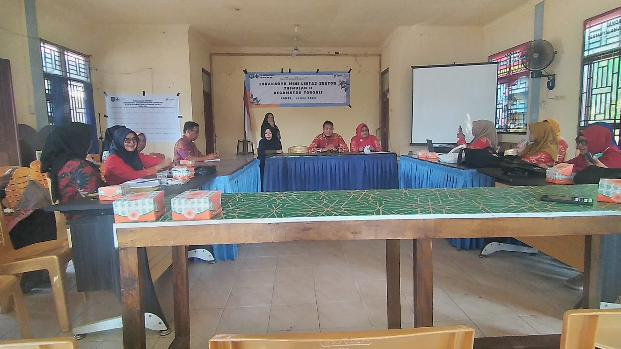 LINTAS SEKTOR TRIWULAN II KECAMATAN TOBOALI