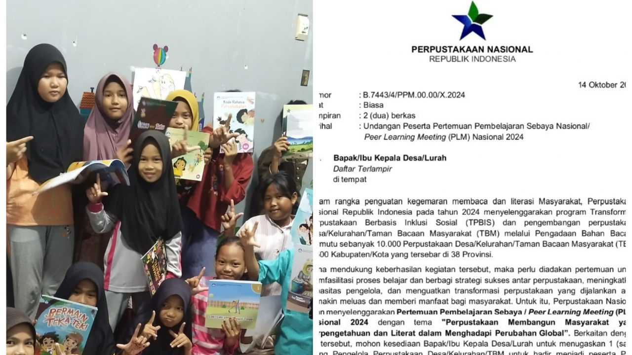 Alhamdulillah, Perpustakaan Desa Penutuk Mitra TPBIS 2024 Terpilih Ikut Acara PLM Nasional di Bali