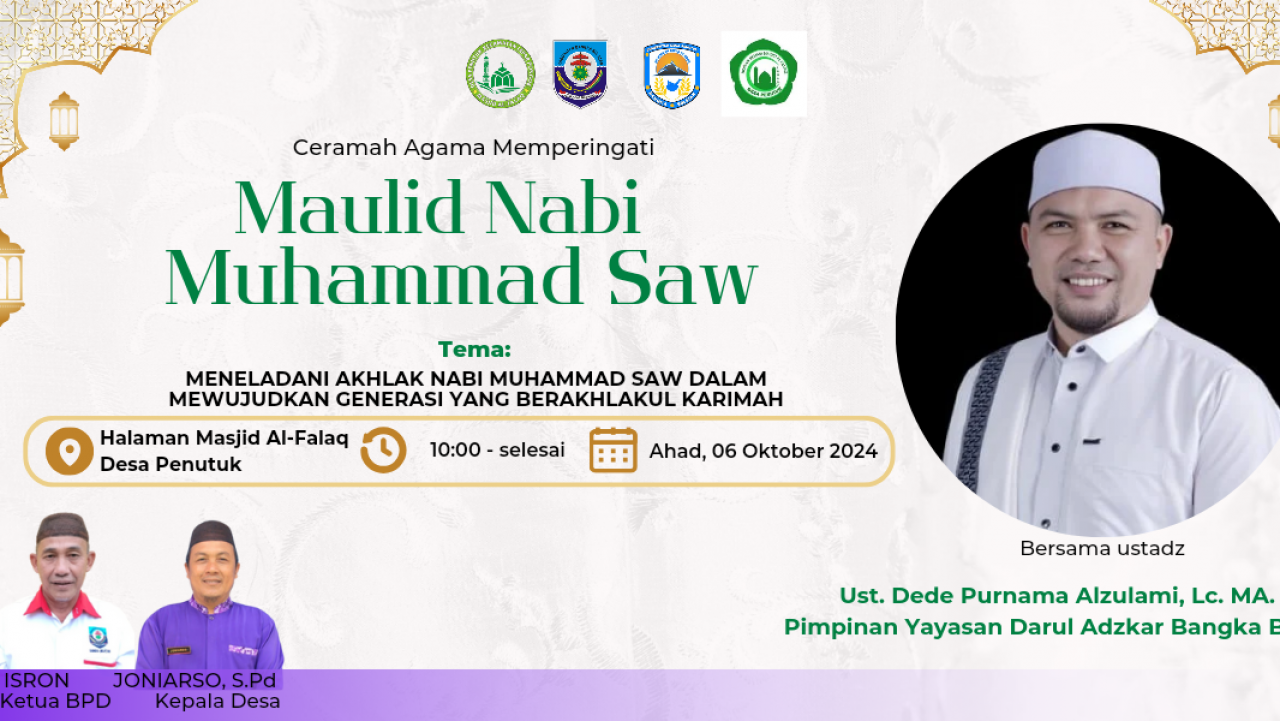 Perayaan Maulid Nabi di Desa Penutuk Dihadiri Ustad Kondang