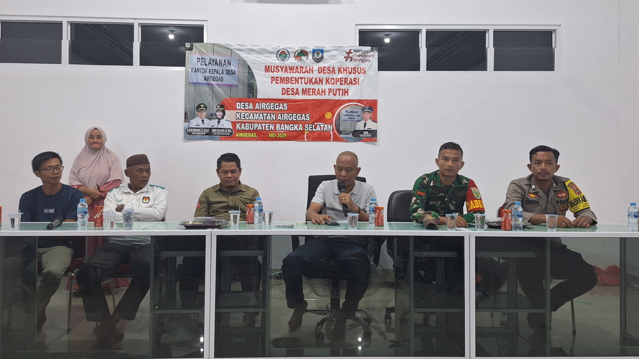 Pembentukan Koperasi Desa Merah Putih di Desa Airgegas
