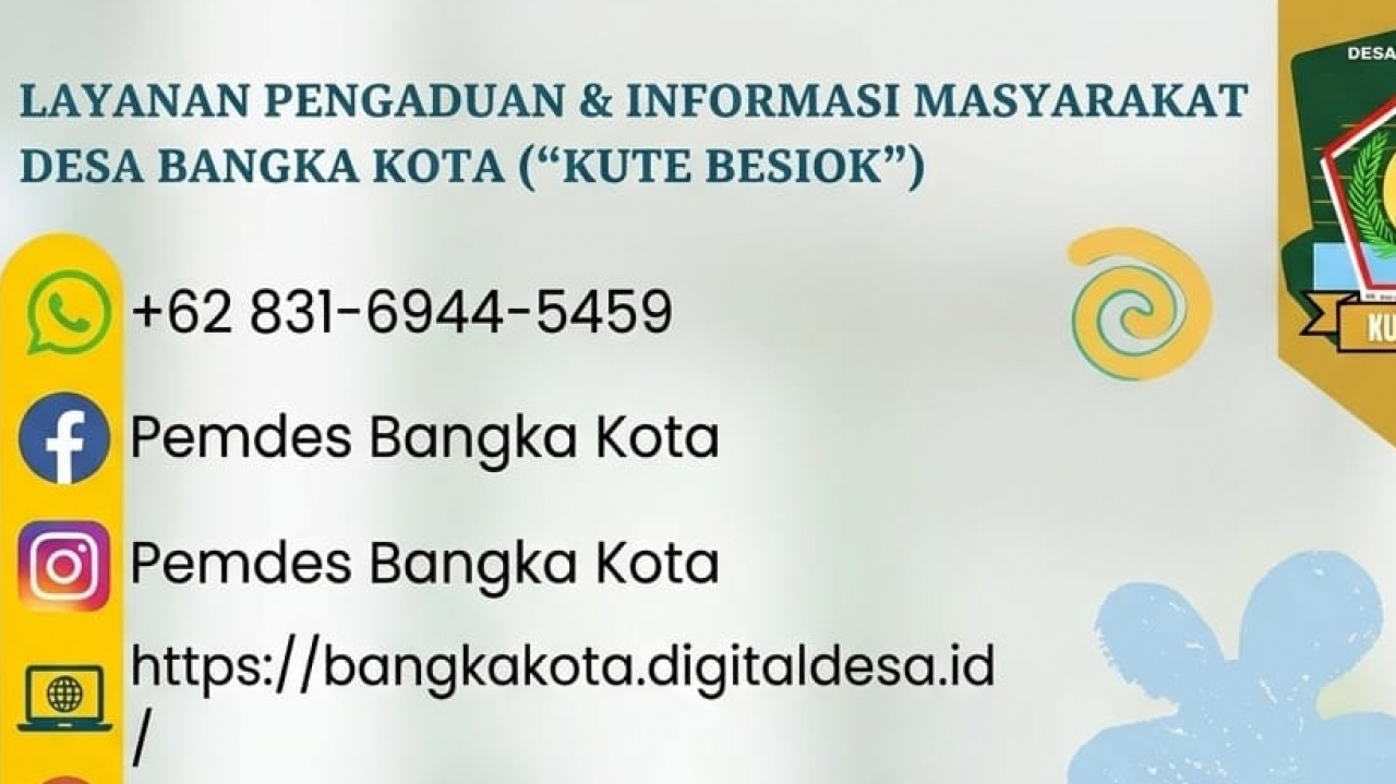 LAYANAN PENGADUAN DAN INFORMASI