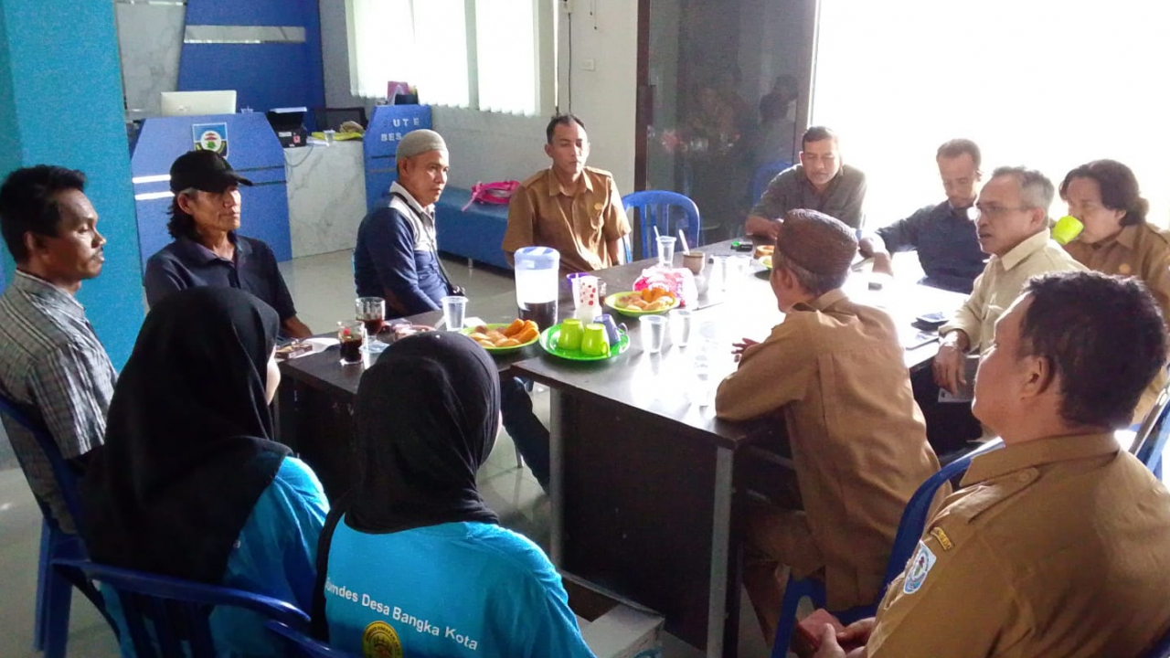 KUNJUNGAN STUDI TIRU KETAHANAN PANGAN PEMDES TANJUNG SANGKAR KECAMATAN LEPAR KABUPATEN BANGKA SELATAN