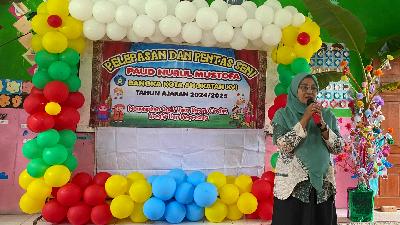 PELEPASAN DAN PENTAS SENI TK/PAUD NURUL MUSTOFA DESA BANGKA KOTA TAHUN 2025