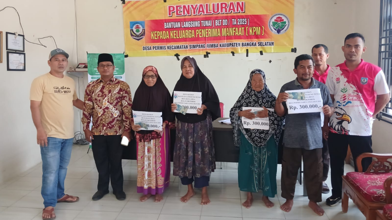 BLT Oktober 2025 di Desa Permis Berjalan Sukses