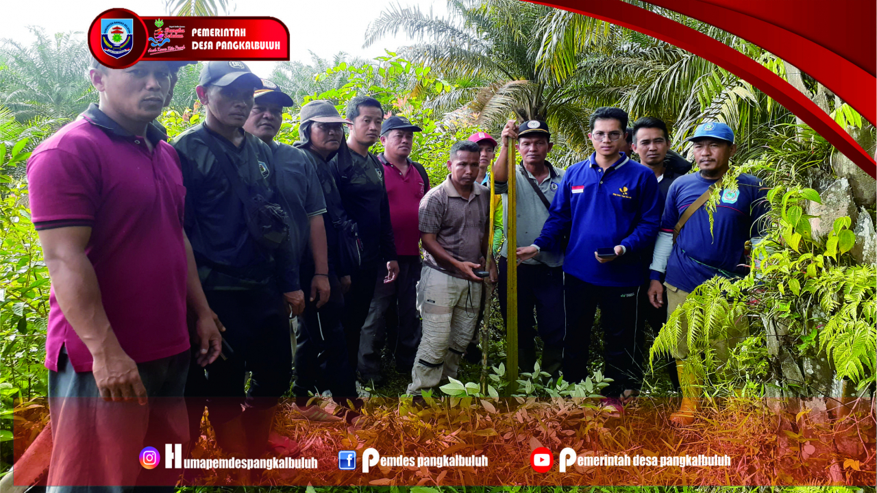 Cegah Konflik Perbatasan Desa, Pemdes Pangkalbuluh Percepat Penegasan Batas Desa bersama Pemdes Malik