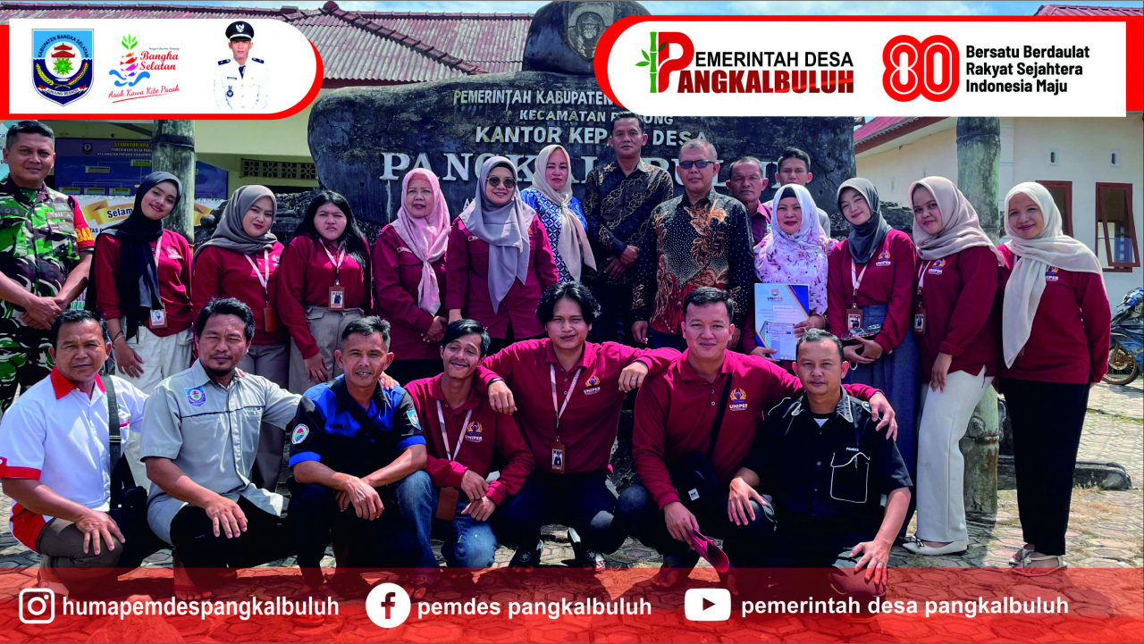 Kunjungan DPL KKN Pertiba di Desa Pangkal Buluh