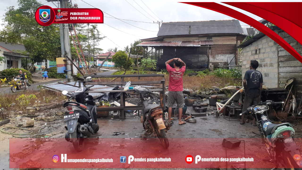 Angin Puting Beliung Terjang Pangkal Buluh, Delapan Rumah Warga Rusak