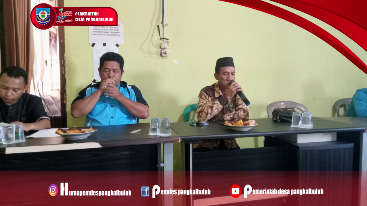 Pemerintah Desa Pangkal Buluh Gelar Rapat Pembentukan Panitia HUT RI ke-79