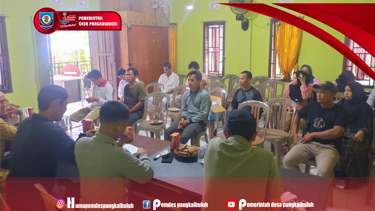 Sosialisasi Pelaksanaan Pembangunan Program PAMSIMAS Desa Tahun 2024 di Desa Pangkal Buluh