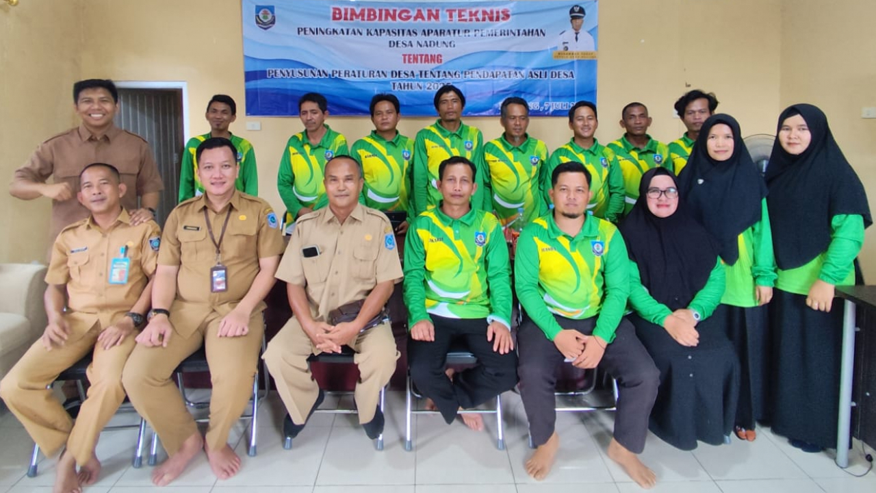 Meningkatkan PADes Desa Nadung: Bimtek Penyusunan Peraturan Desa