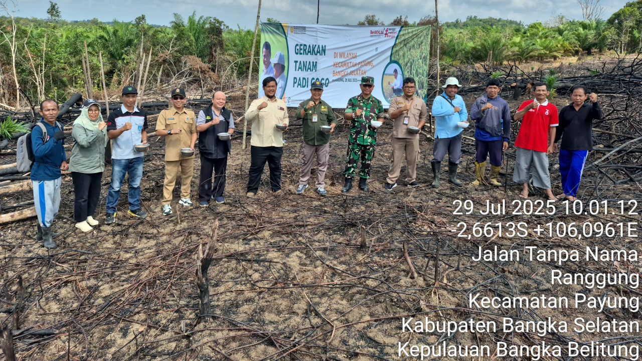 Sukseskan Gerakan Tanam Pagi Gogo di Desa Ranggung