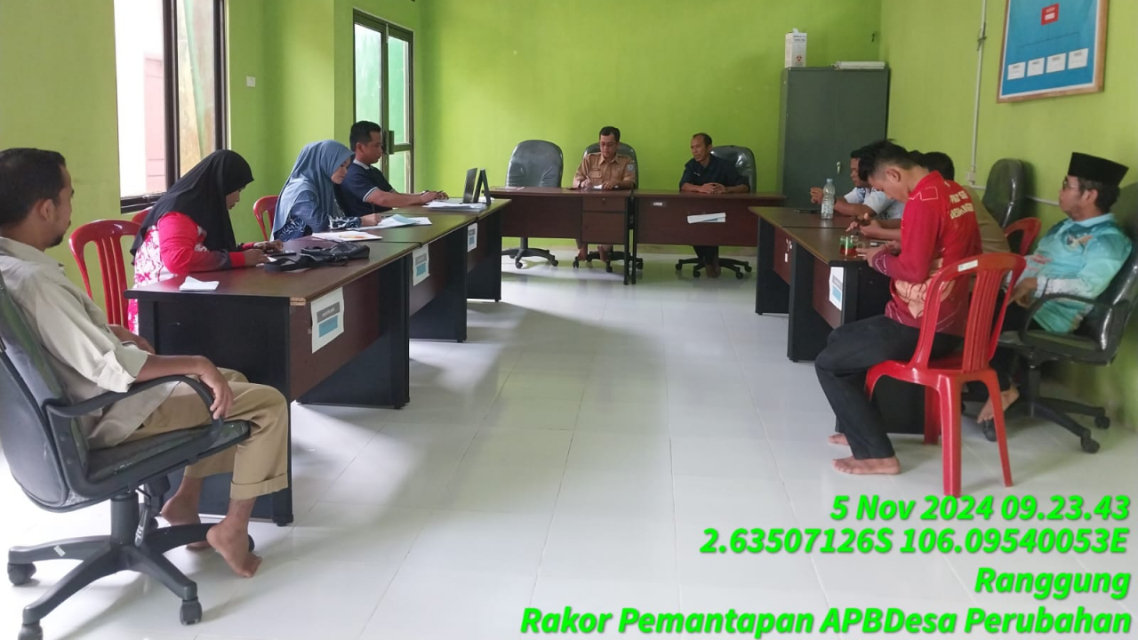 Penetapan APBDes Perubahan Tahun Anggaran 2024 di Desa Ranggung