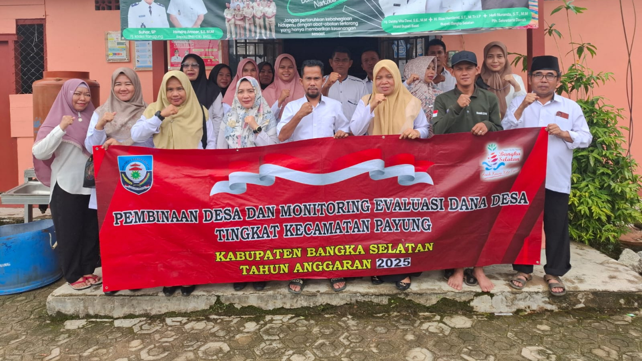 Pembinaan dan Monev Dana Desa Semester I Tahun 2025 di Desa Ranggung