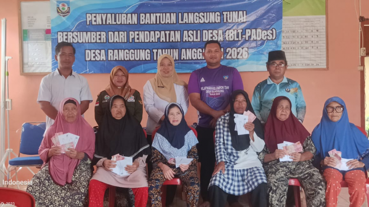 BLT PADes 2026 Ranggung: Bantu Ekonomi Keluarga Kurang Mampu