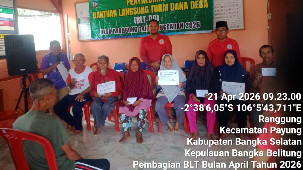 BLT Desa Ranggung Cair, Bantu Ekonomi Warga April 2026