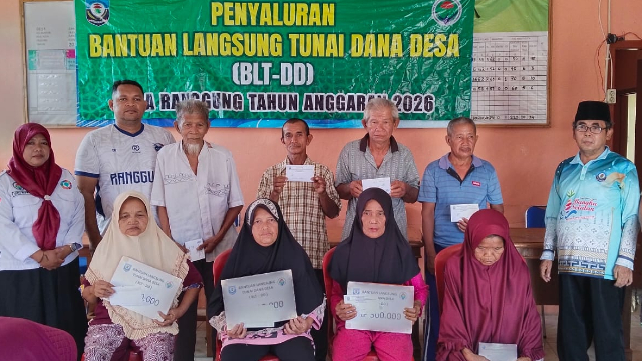 Penyaluran BLT-DD Desa Ranggung Bangka Selatan Tahun 2026