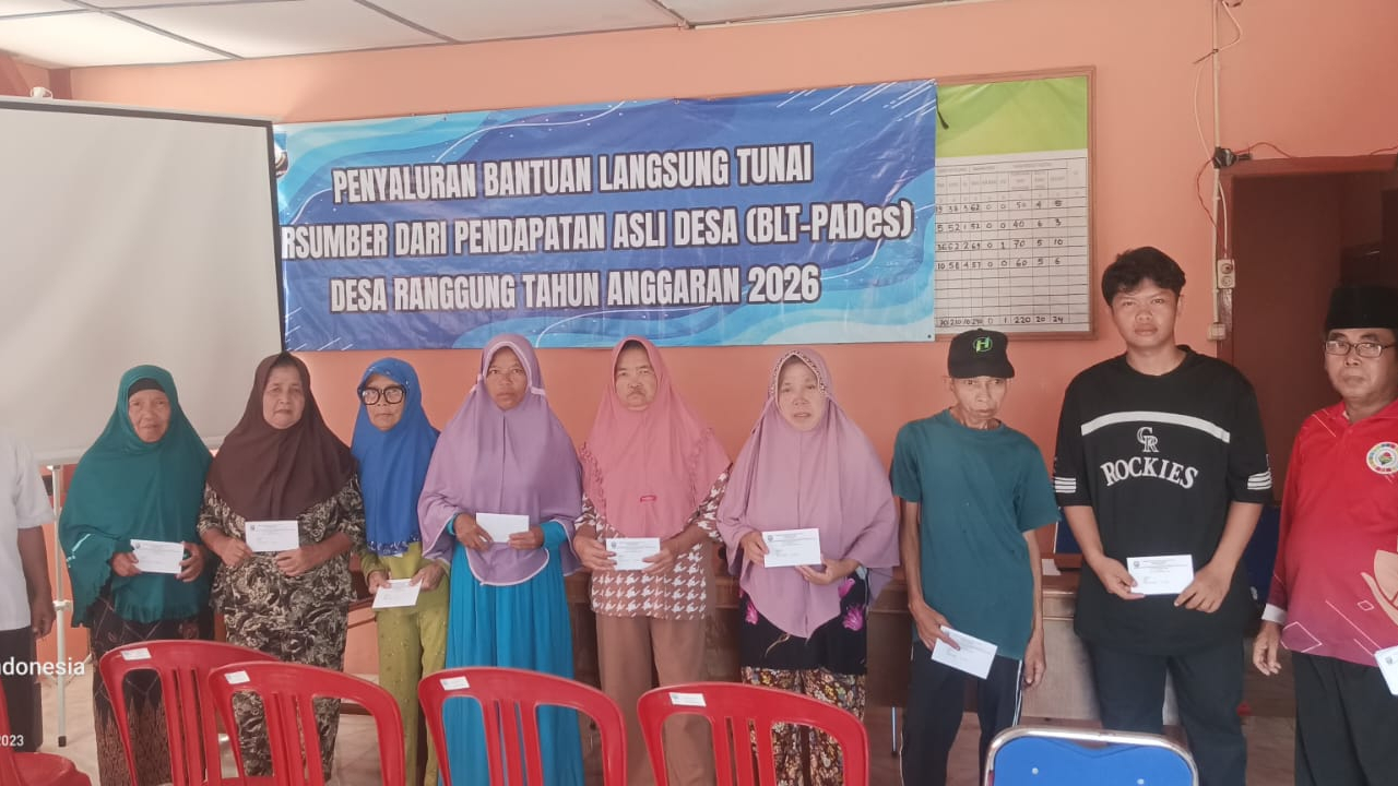 Penyaluran BLT PADes Desa Ranggung Bangka Selatan Juli 2026