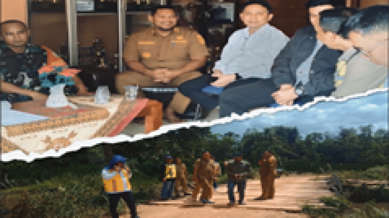 KUNJUNGAN PUPR, DESA RANGGUNG BAHAS JEMBATAN PANGKALAN BATU
