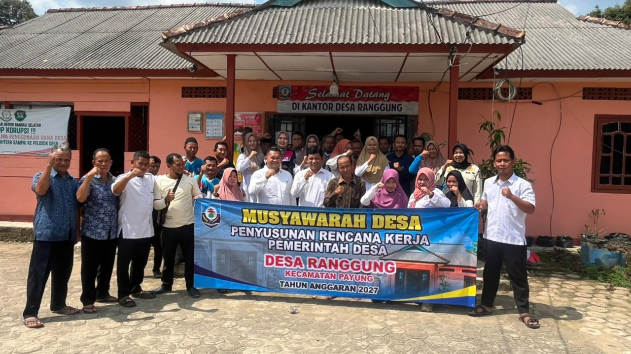 Pemdes Ranggung Susun Rencana Kerja Pembangunan Desa Tahun 2027