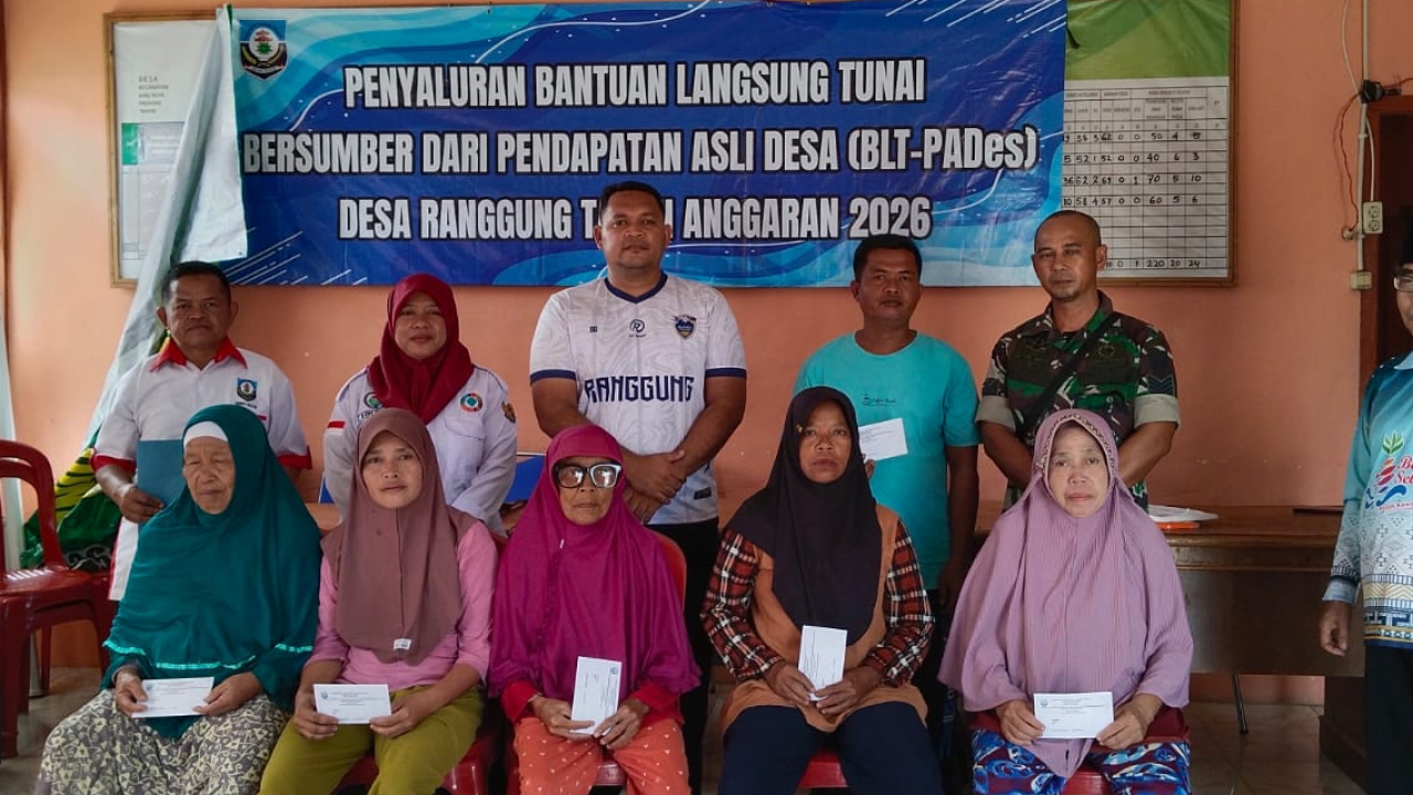 Penyaluran BLT PADes Tahap 8 Bulan Agustus Desa Ranggung Tahun Anggaran 2026