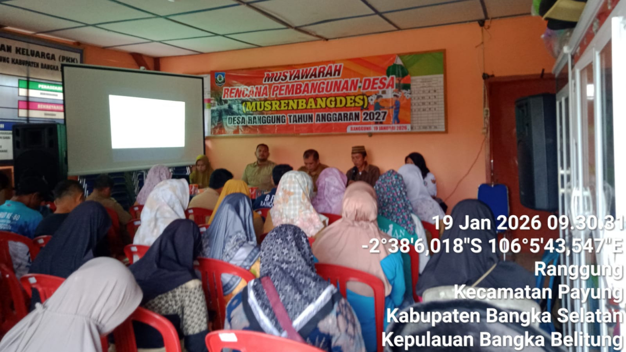 Musrenbangdes Ranggung: Prioritaskan Pembangunan Desa 2027