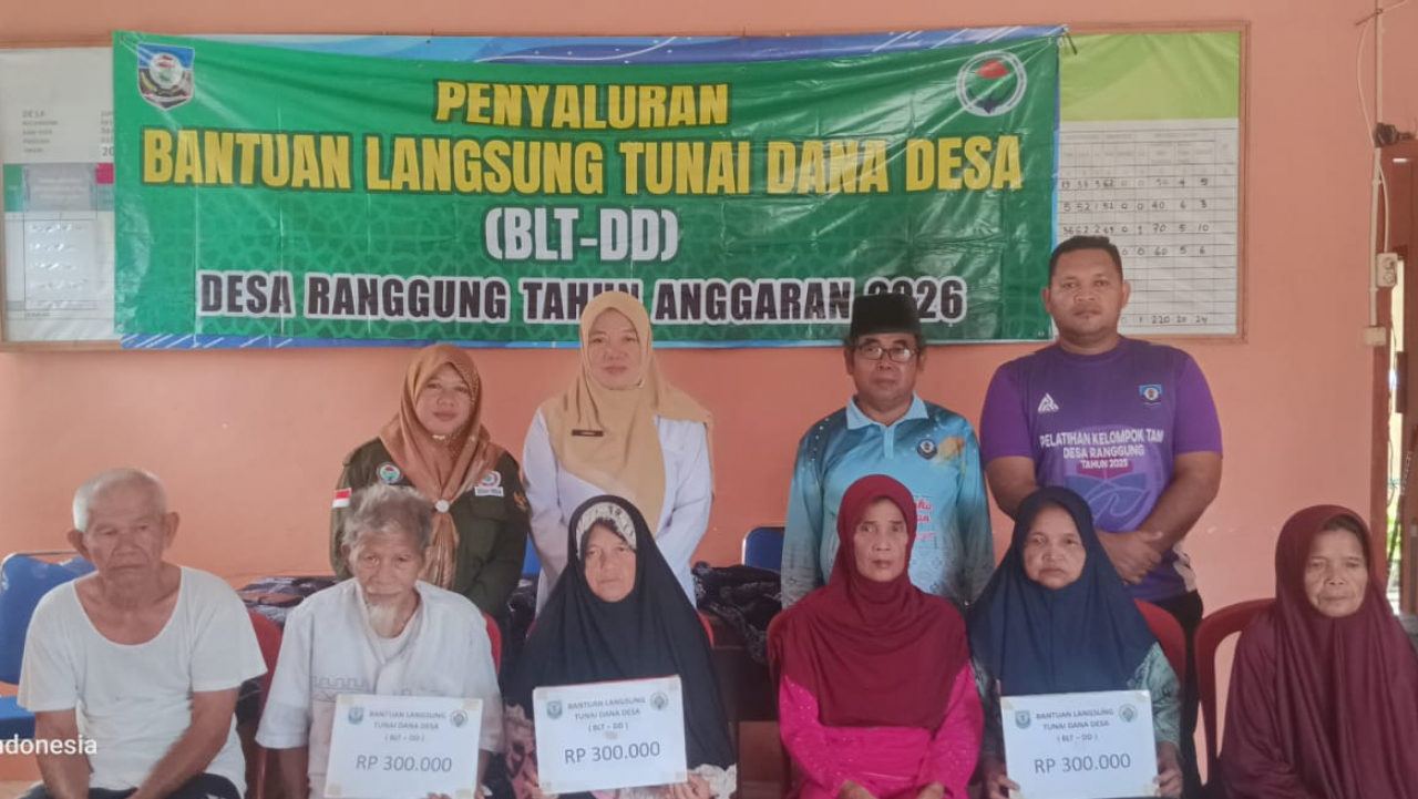 Penyaluran BLT Dana Desa Januari-Maret Desa Ranggung 2026