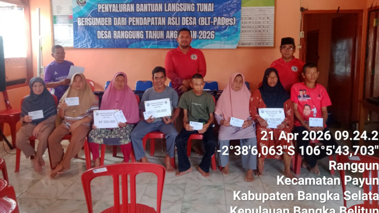 Penyaluran BLT PADes Bulan April 2026